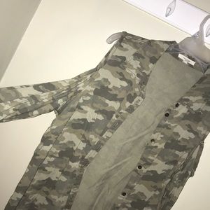 Maurice’s cold shoulder button up great shirt for the fall!